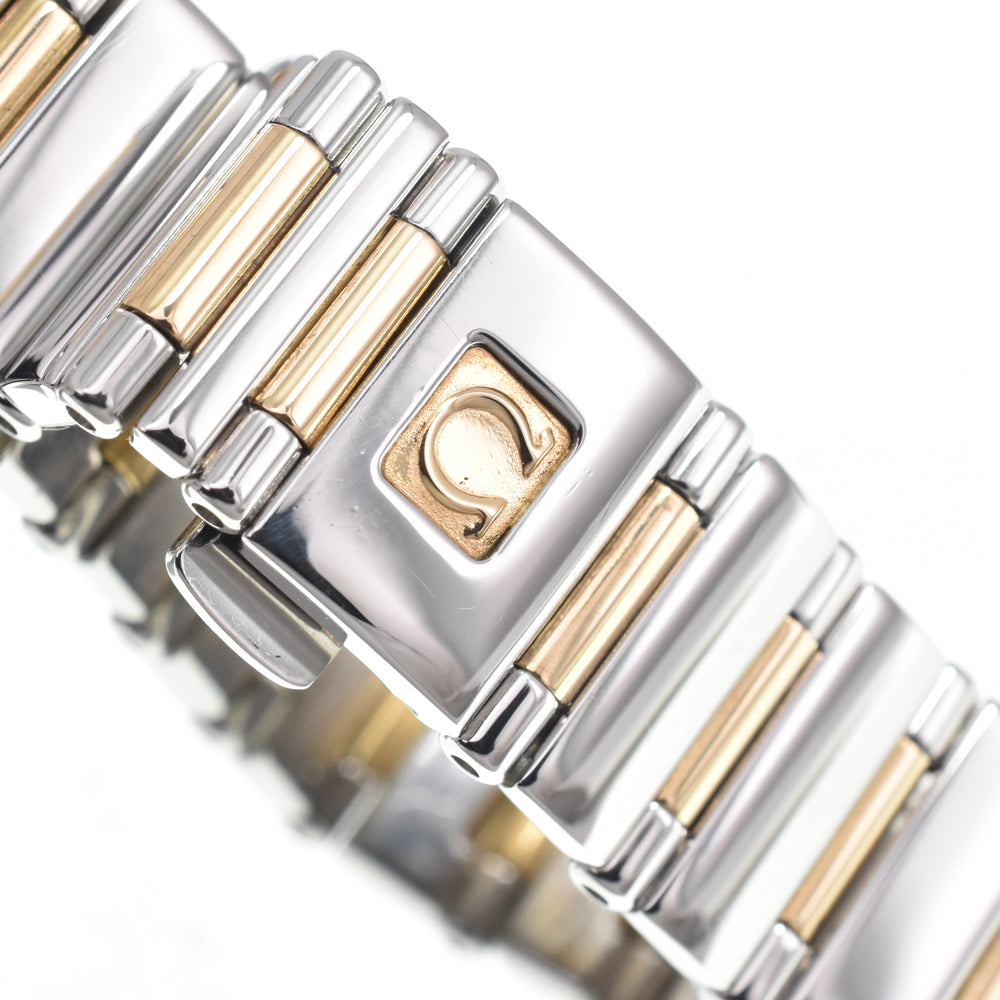 Omega Constellation My Choice Quartz Stainless Steel With Diamond Bezel And Mother Of Pearl Watch (Pre-Owned)