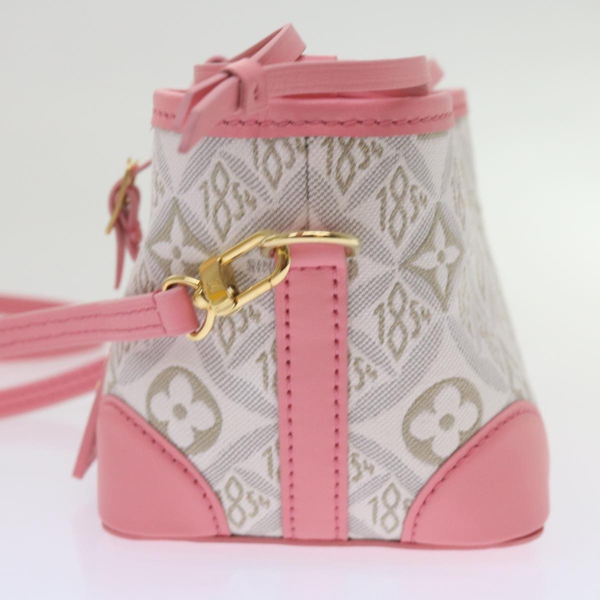 Louis Vuitton Noe Purse Limited Edition Since 1854 Monogram Jacquard Pink Canvas Shoulder Bag Bag (Pre-Owned)