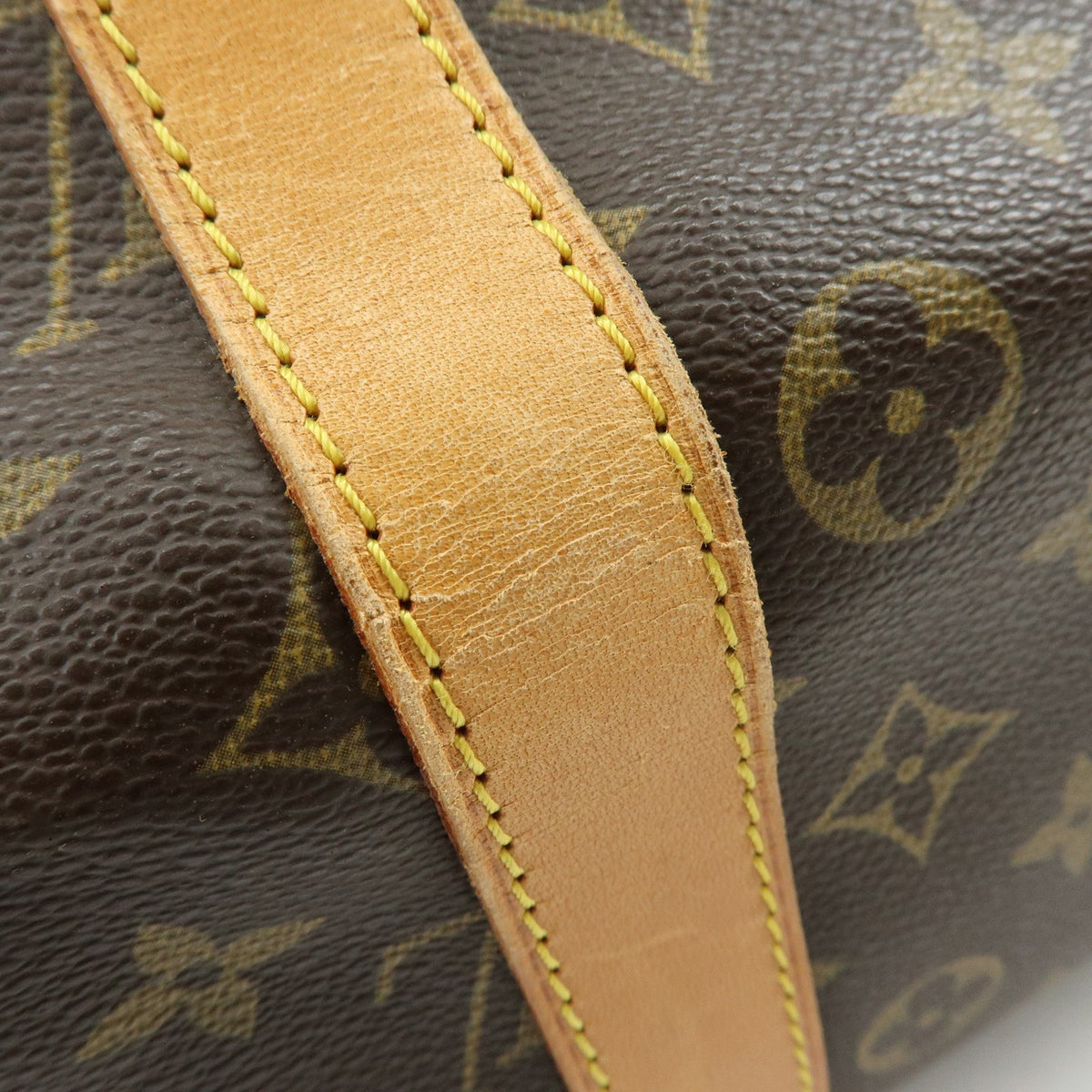 Louis Vuitton Keepall Bandouliere Monogram Canvas Brown Canvas Travel Bag Bag (Pre-Owned)