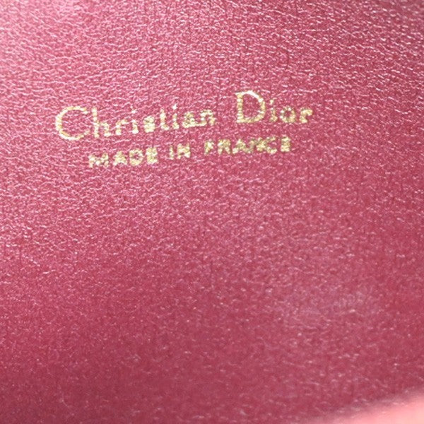 Christian Dior Vintage Trotter Canvas Red Canvas Clutche & Pouche Bag (Pre-Owned)