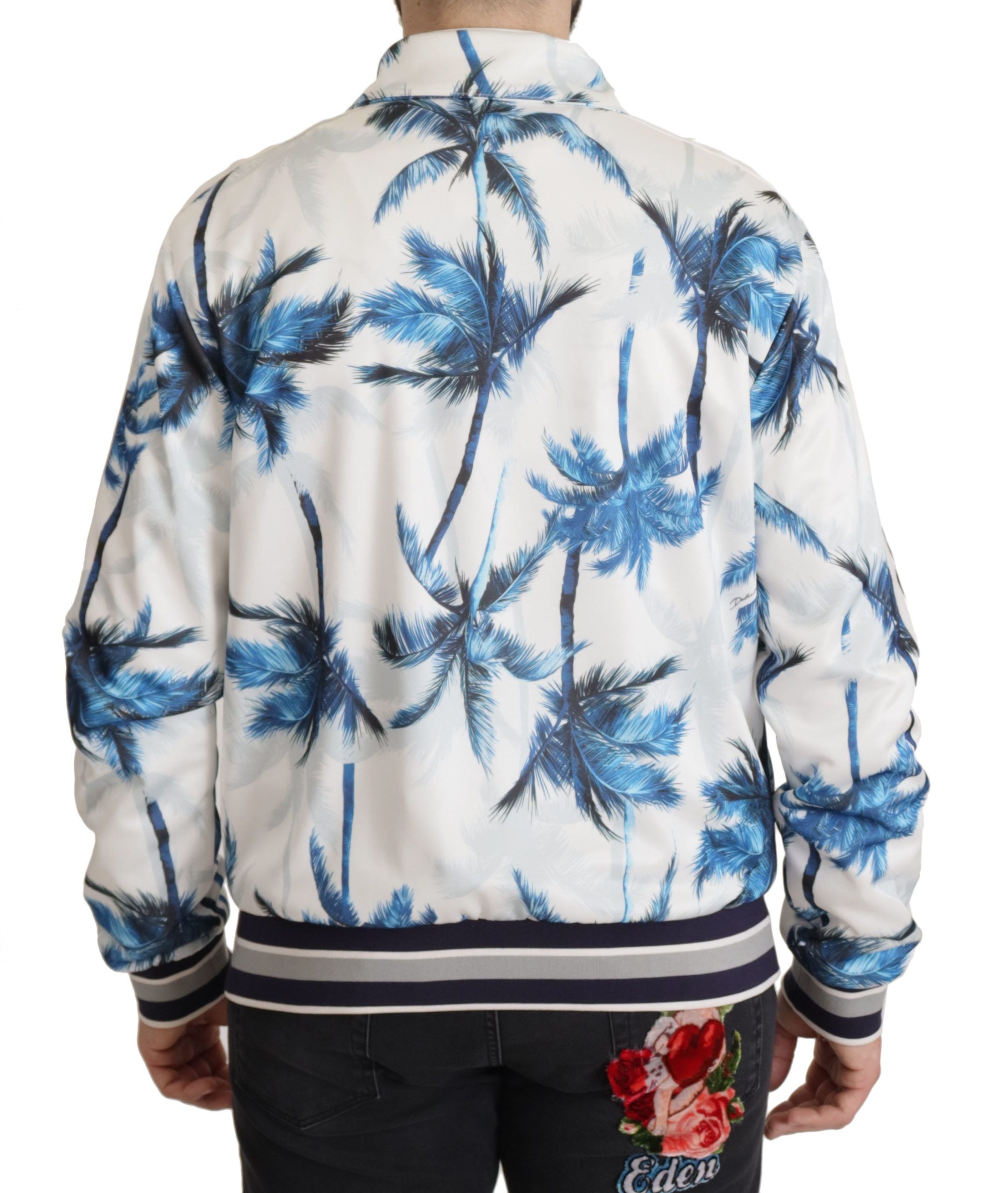 Dolce & Gabbana Chic Multicolor Full Zip Men's Sweater