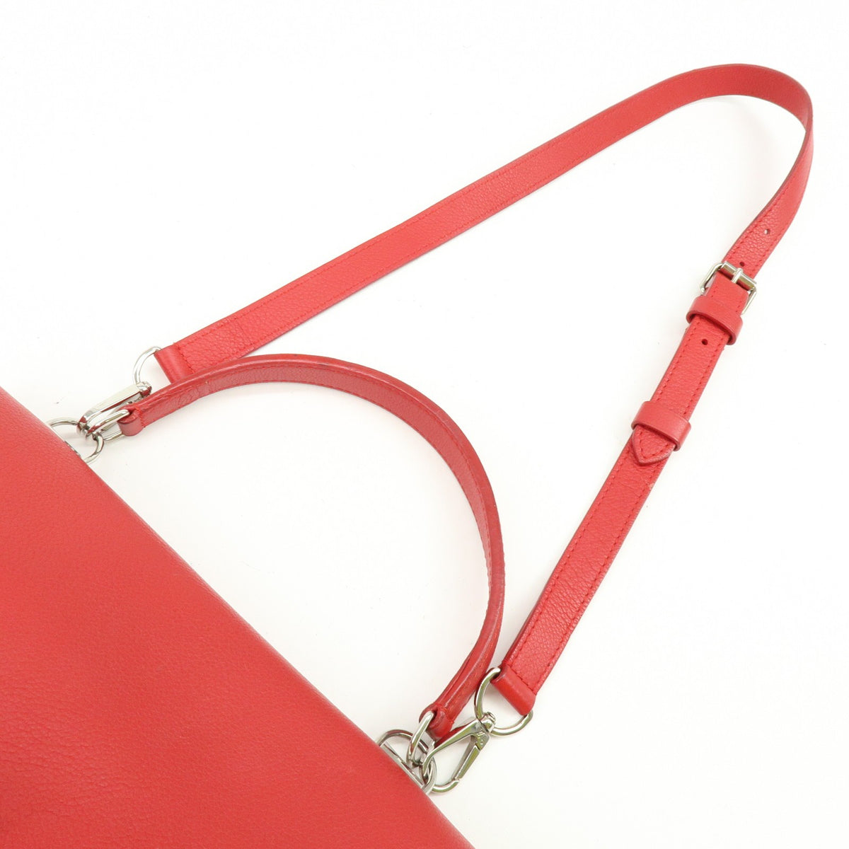 Louis Vuitton Lockme Ii Leather Red Leather Shoulder Bag Bag (Pre-Owned)