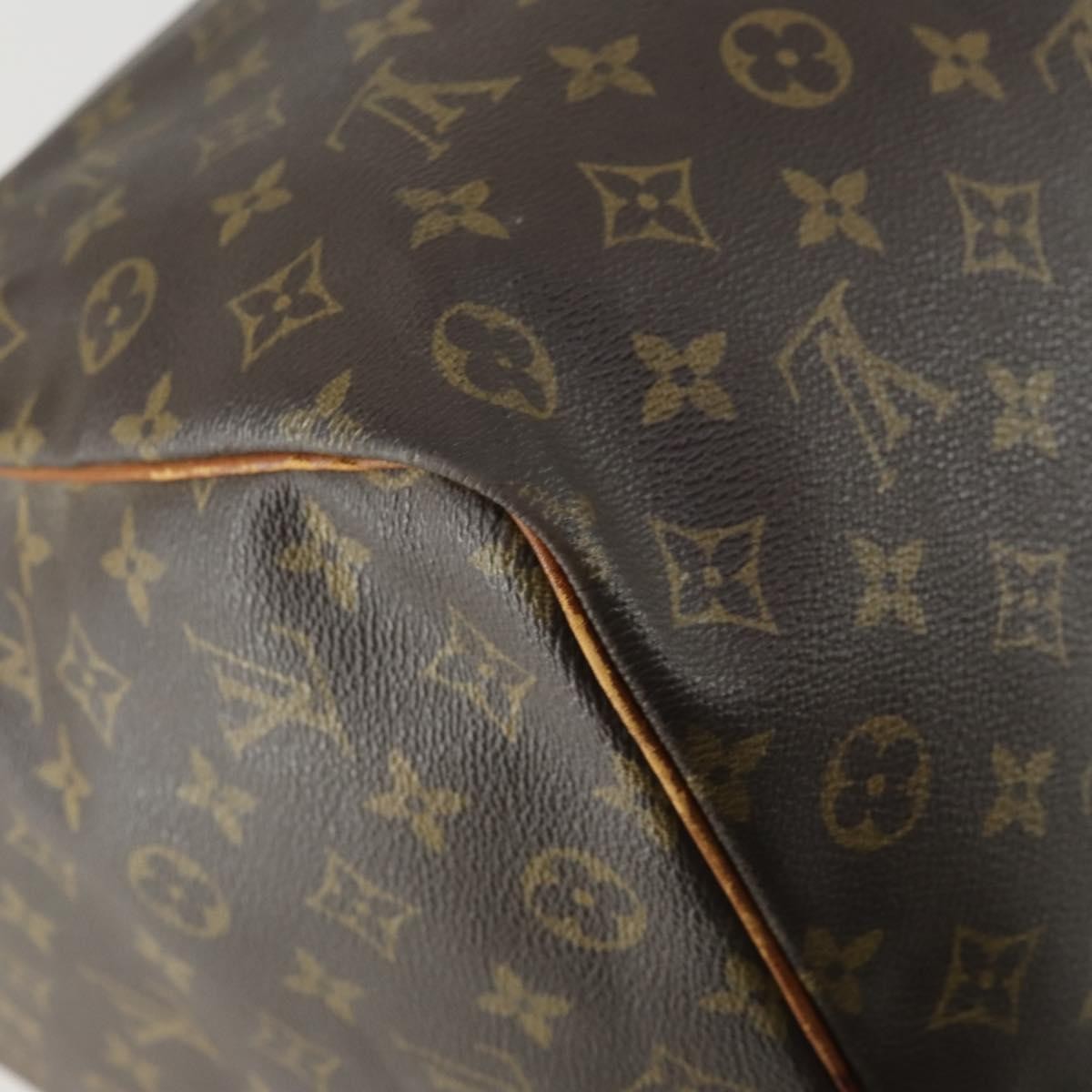 Louis Vuitton Keepall Monogram Canvas Brown Canvas Travel Bag Bag (Pre-Owned)