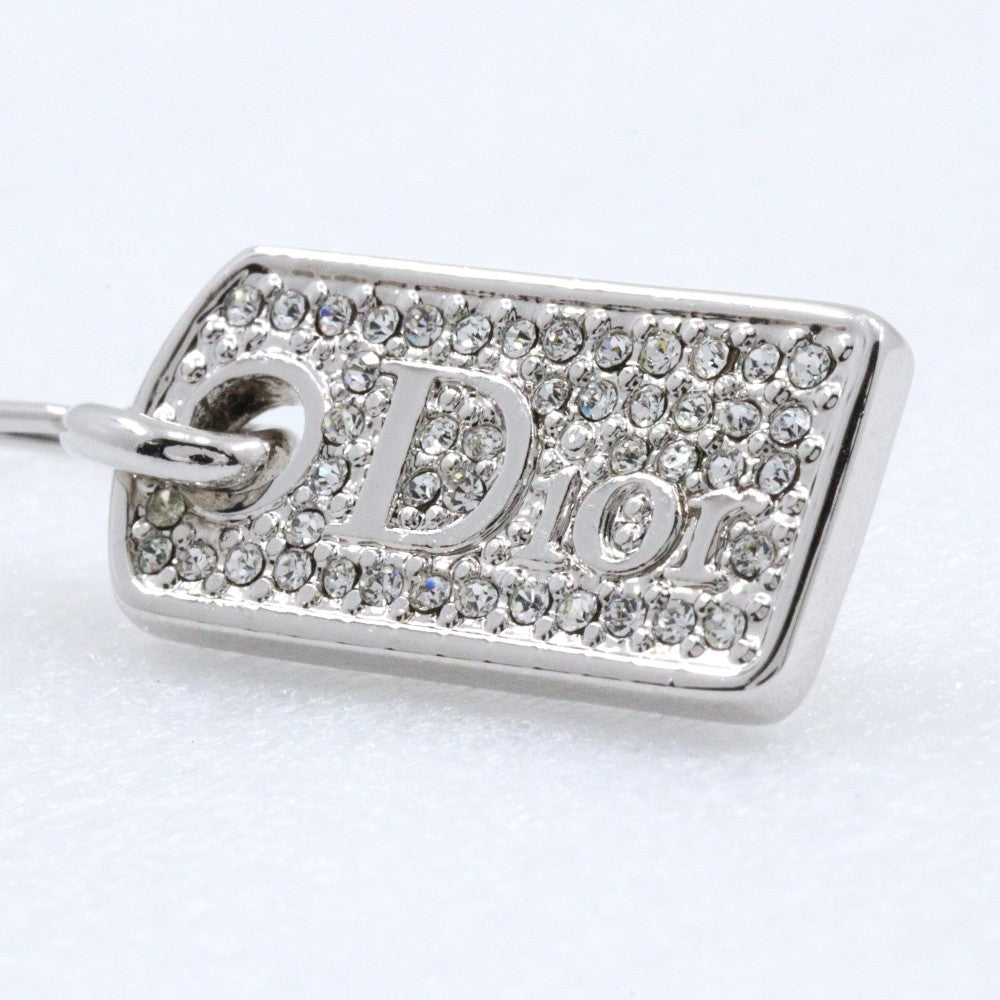 Christian Dior Vintage Logo Metal Silver Metal Bracelet Jewelry (Pre-Owned)