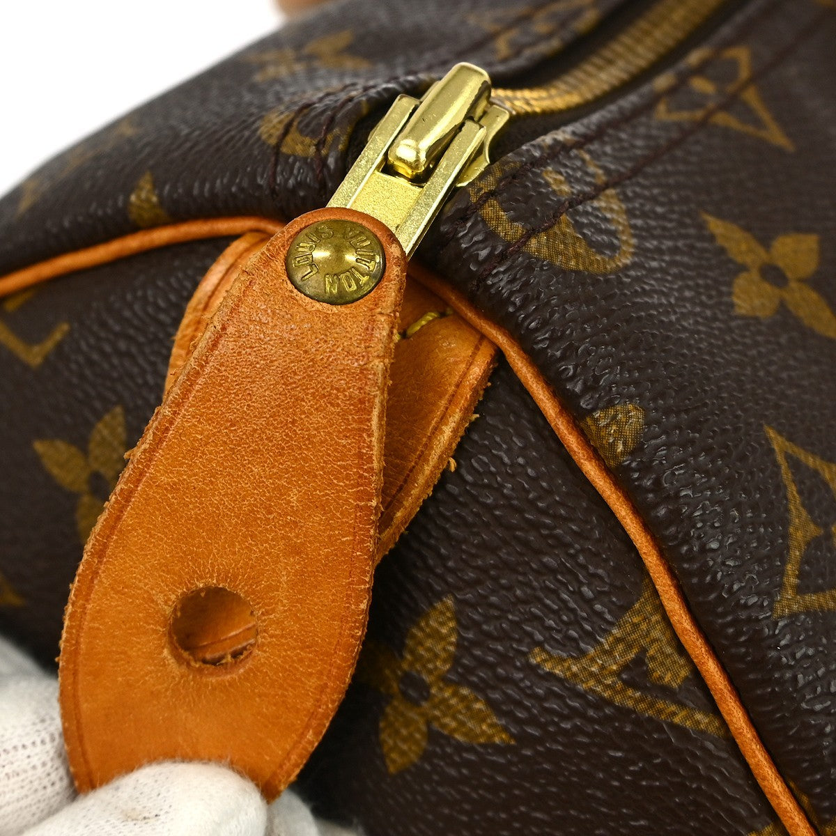 Louis Vuitton Speedy Monogram Canvas Brown Canvas Handbag (Pre-Owned)