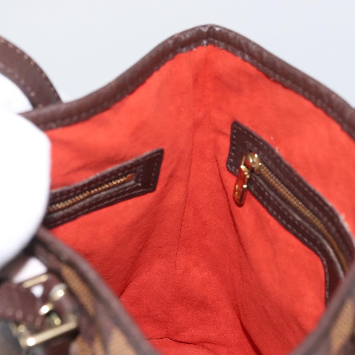 Louis Vuitton Marais Bucket Damier Brown Canvas Handbag (Pre-Owned)