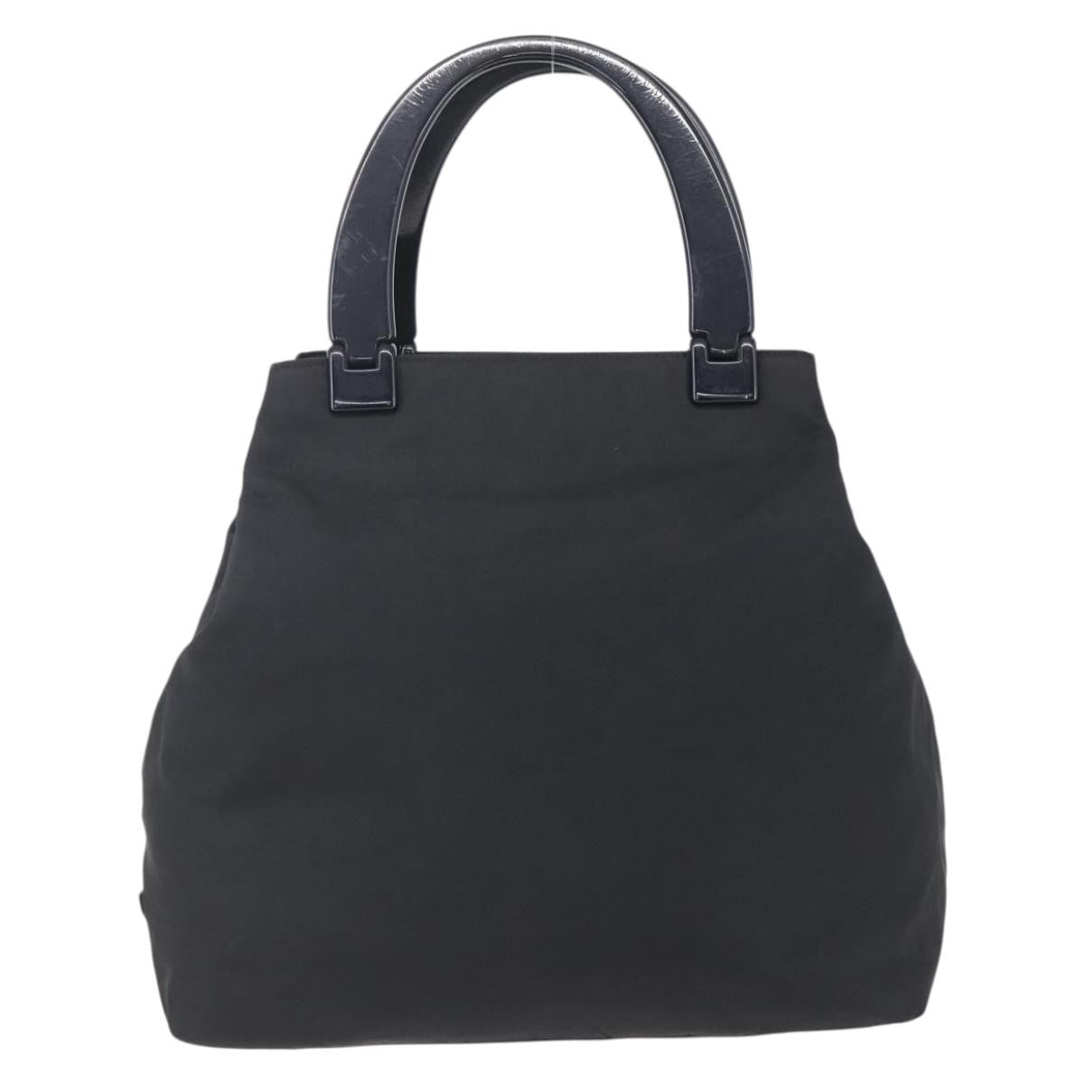 Prada Vintage Tessuto Black Nylon Handbag (Pre-Owned)