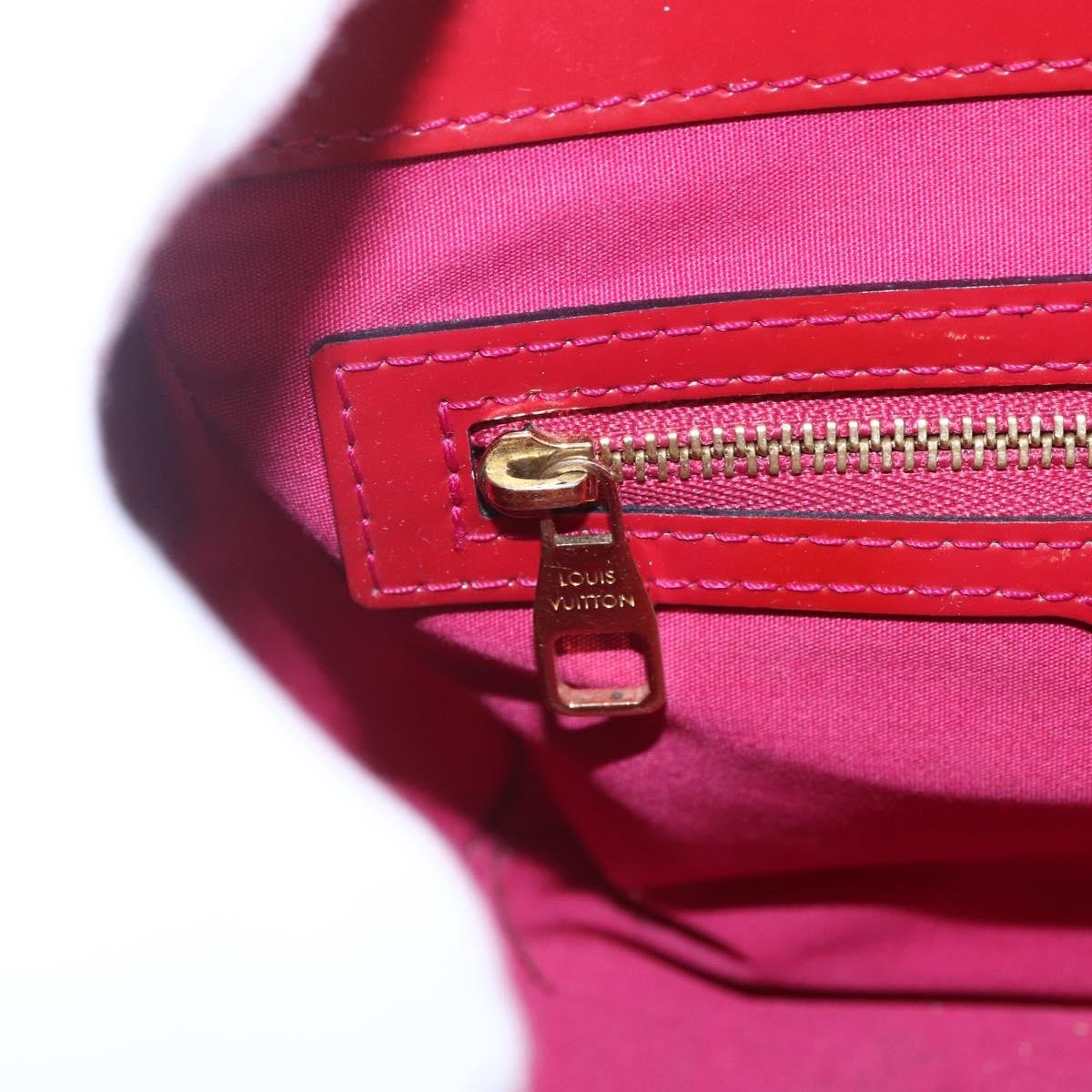 Louis Vuitton Catalina Monogram Vernis Pink Patent_Leather Handbag (Pre-Owned)