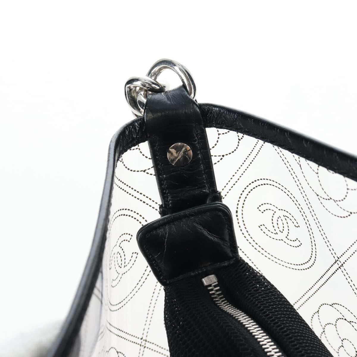 Chanel Camellia Coco Bucket Printed Pvc Clear Plastic Shoulder Bag Bag (Pre-Owned)