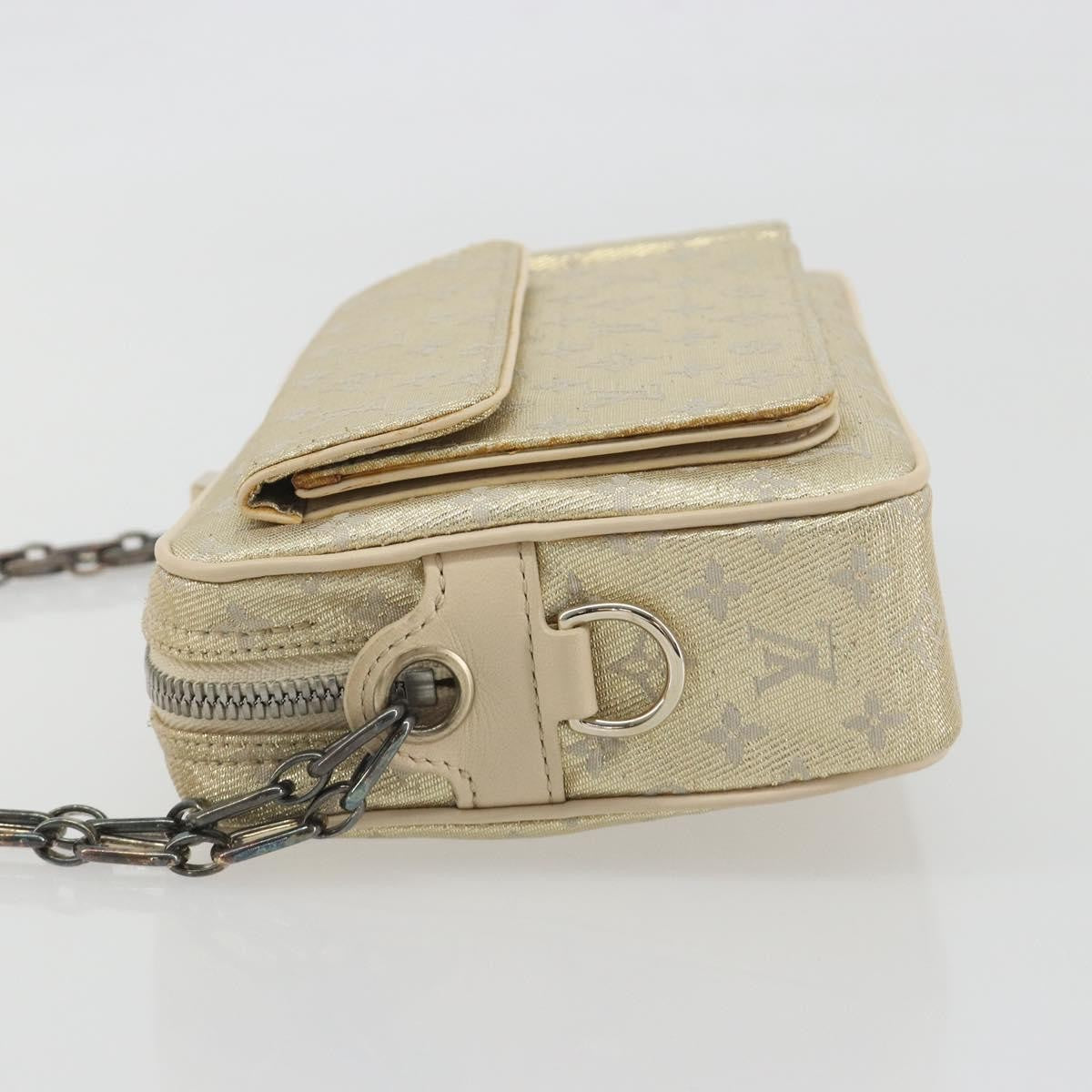 Louis Vuitton Mckenna Mini Lin Gold Canvas Shoulder Bag Bag (Pre-Owned)