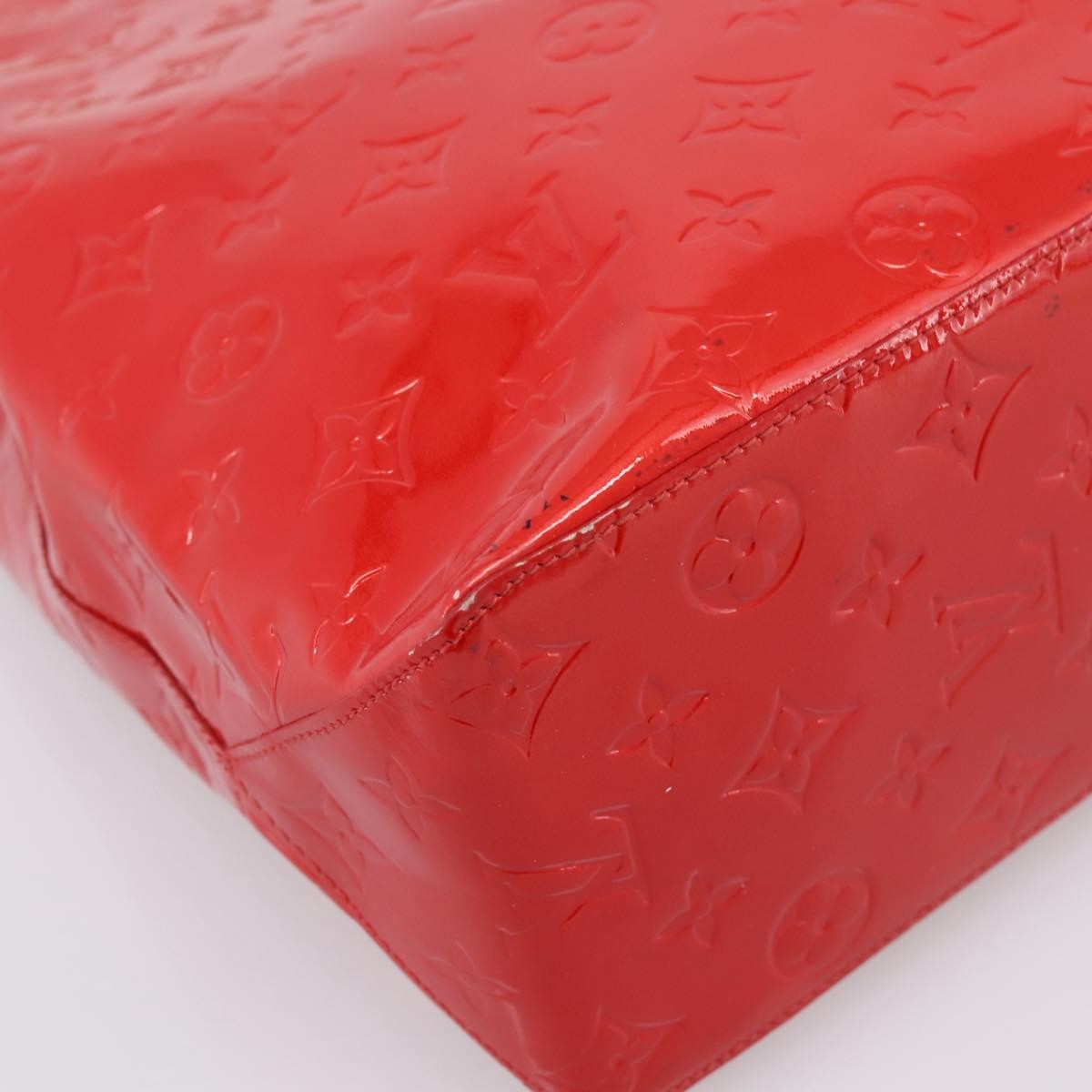 Louis Vuitton Reade Monogram Vernis Red Patent_Leather Handbag (Pre-Owned)