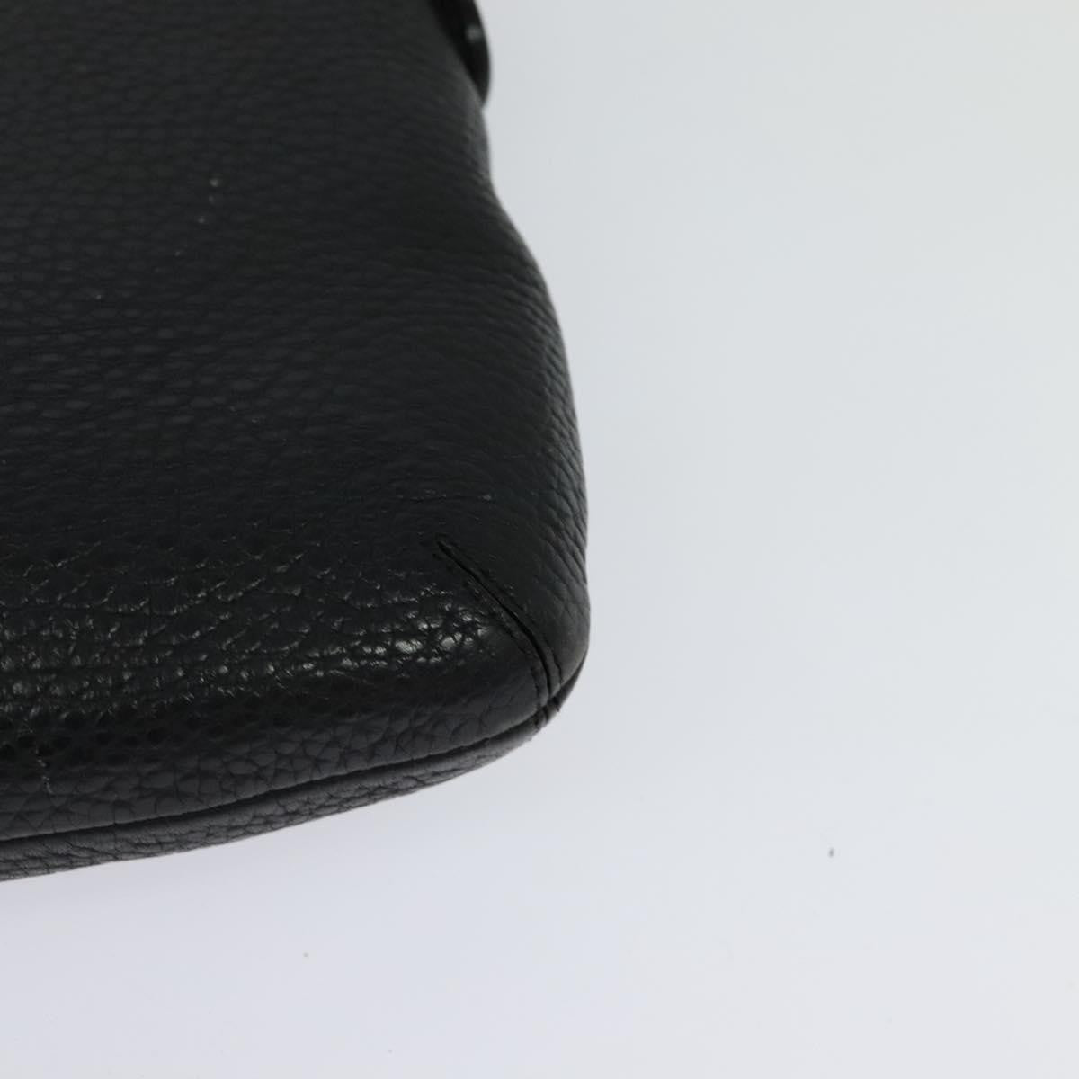 Loewe Vintage Leather Black Leather Shoulder Bag Bag (Pre-Owned)