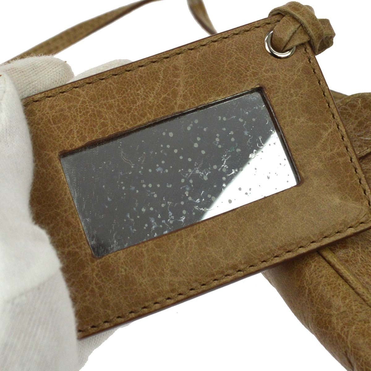 Balenciaga Hip Classic Studs Leather Brown Leather Crossbody Bag Bag (Pre-Owned)