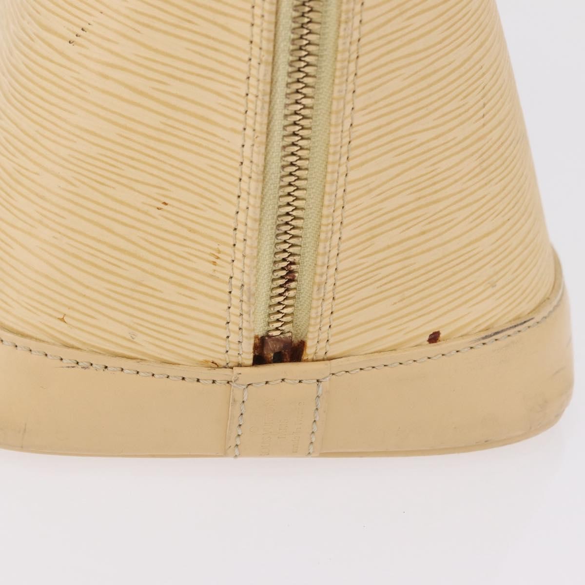 Louis Vuitton Alma Epi Leather Beige Leather Handbag (Pre-Owned)