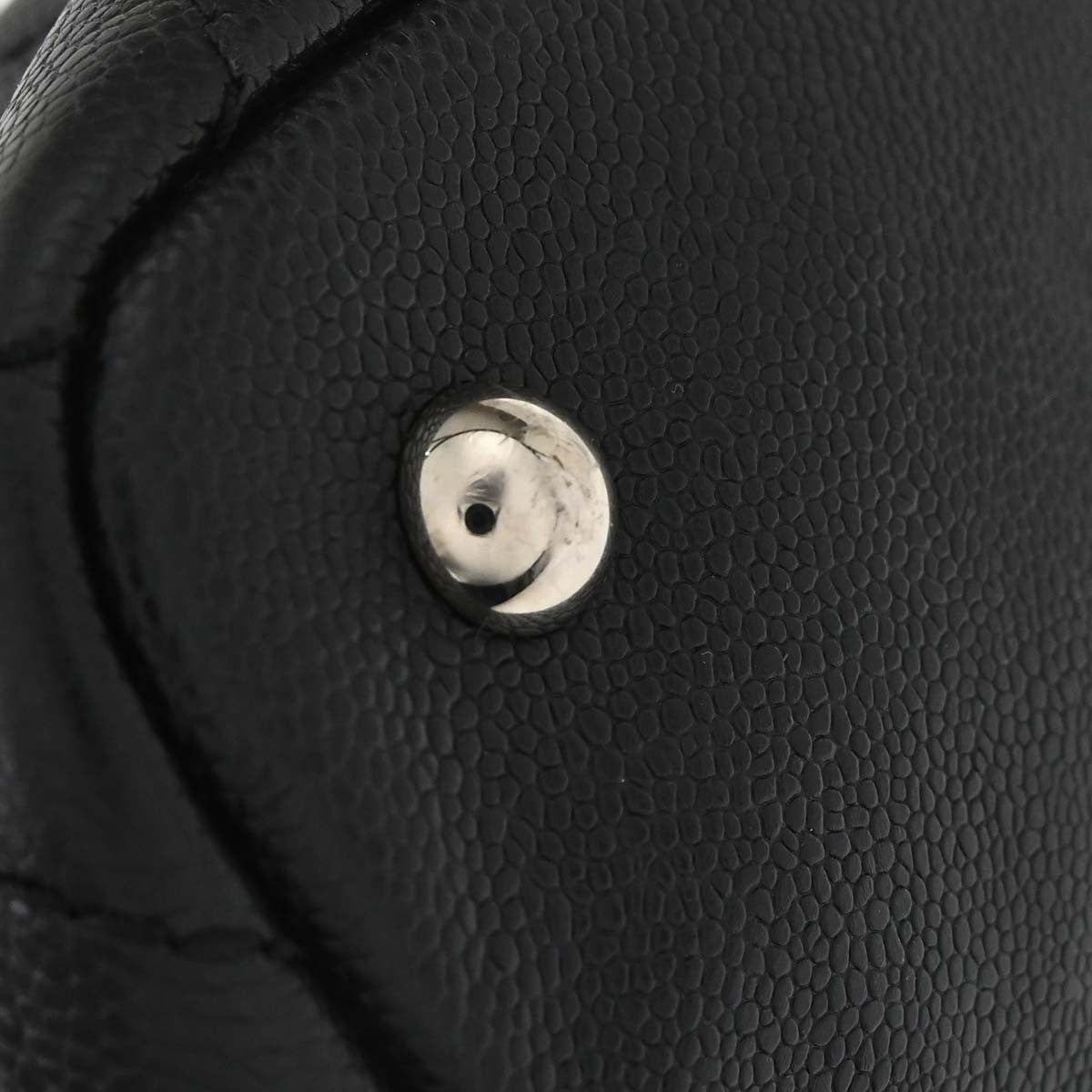 Chanel Fever Tote Quilted Caviar Black Calfskin Tote Bag Bag (Pre-Owned)