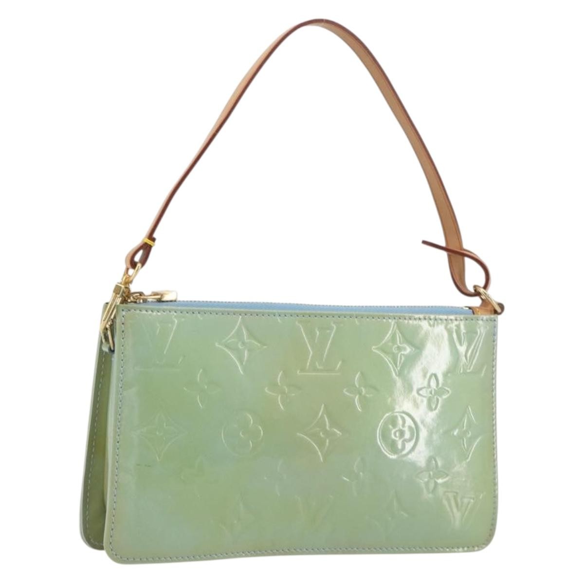 Louis Vuitton Lexington Pochette Monogram Vernis Blue Patent_Leather Clutche & Pouche Bag (Pre-Owned)
