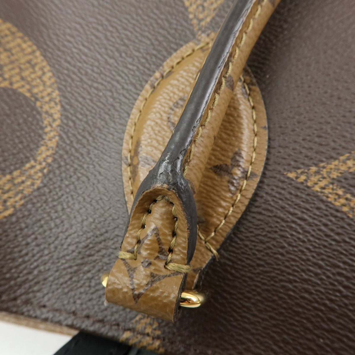 Louis Vuitton Onthego Reverse Monogram Giant Brown Canvas Tote Bag Bag (Pre-Owned)