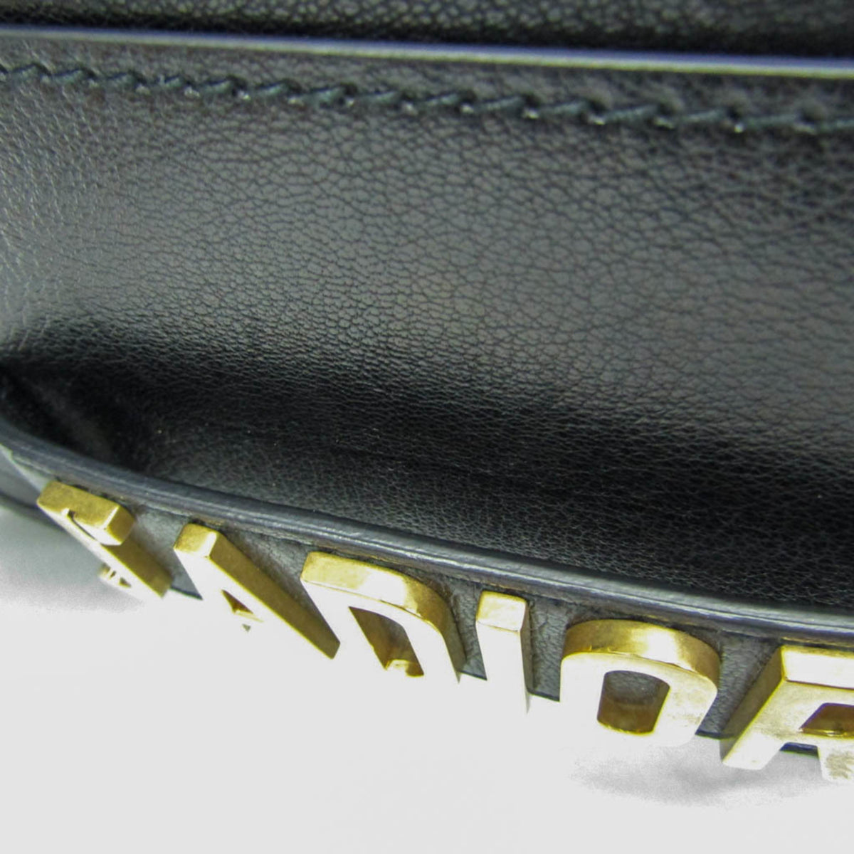 Christian Dior J'adior Flap Leather Black Leather Shoulder Bag Bag (Pre-Owned)