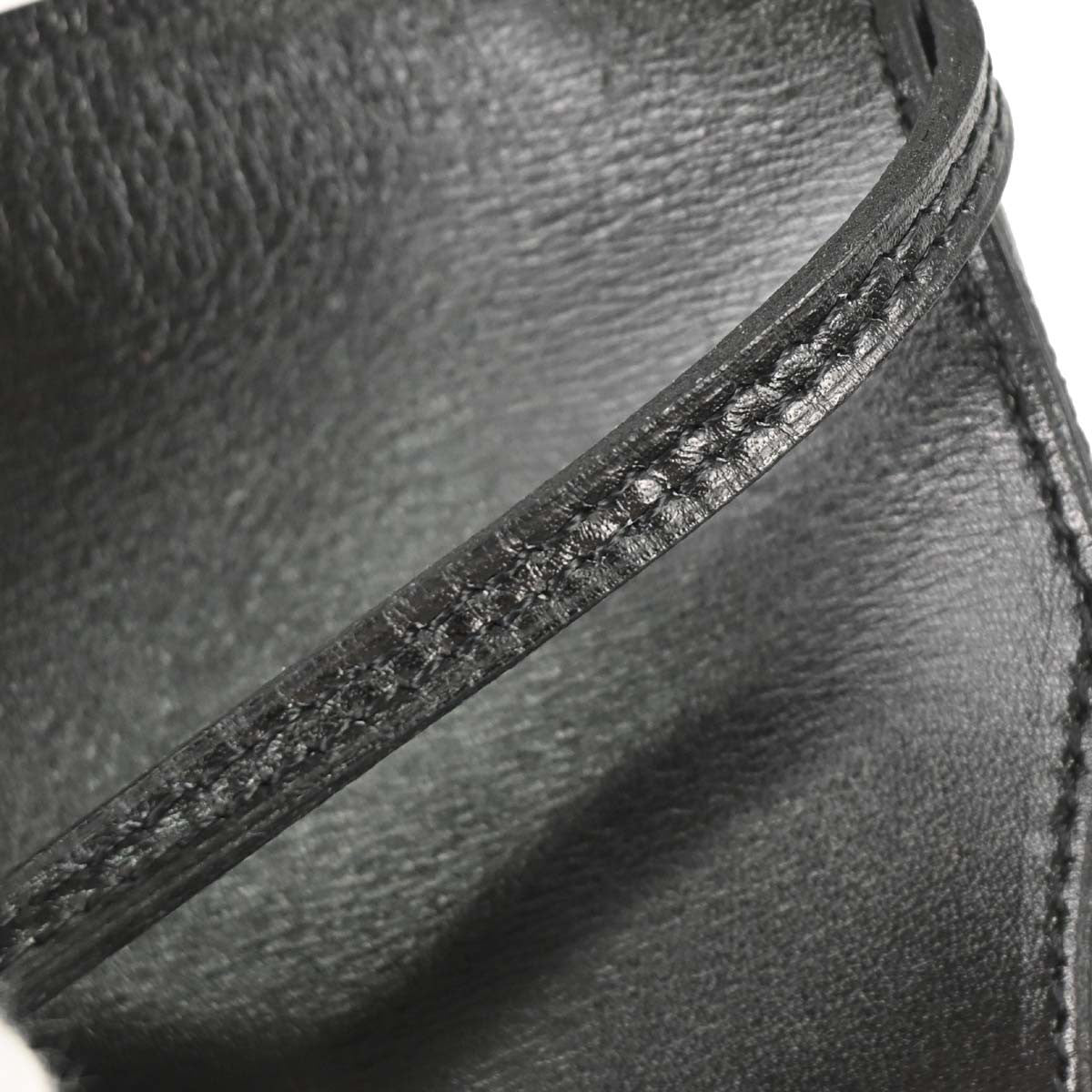 Hermes Onimaitou Pochette Box Calf Black Leather Clutche & Pouche Bag (Pre-Owned)