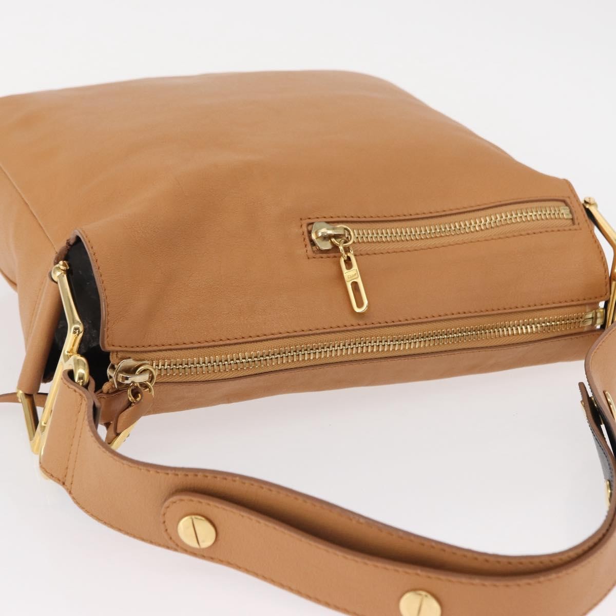 Chloe Vanessa Leather Brown Leather Shoulder Bag Bag (Pre-Owned)