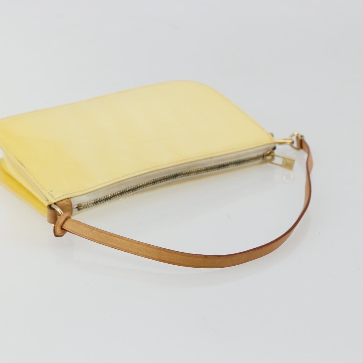 Louis Vuitton Lexington Pochette Monogram Vernis Beige Patent_Leather Clutche & Pouche Bag (Pre-Owned)