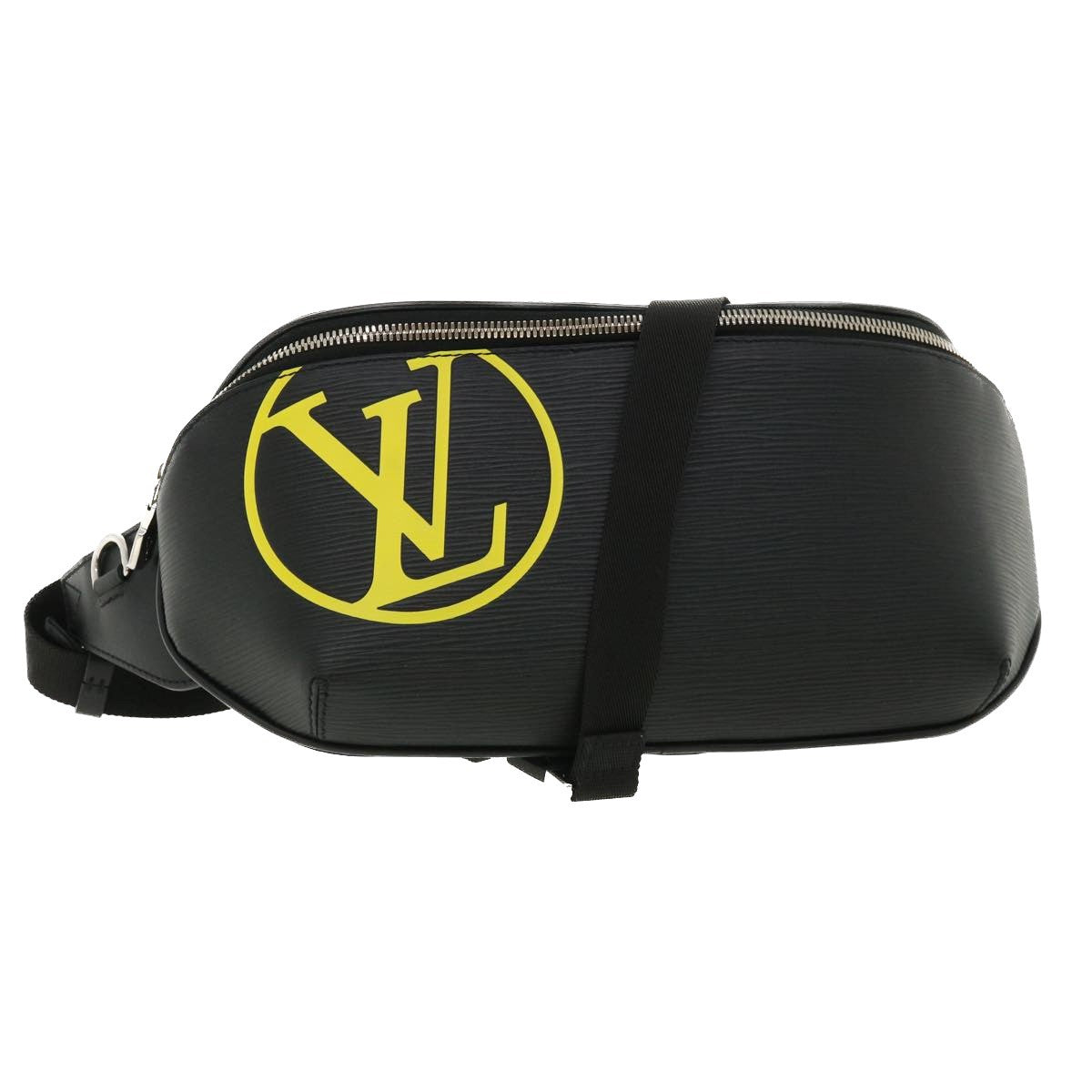 Louis Vuitton Bum Initials Epi Leather Black Leather Clutche & Pouche Bag (Pre-Owned)