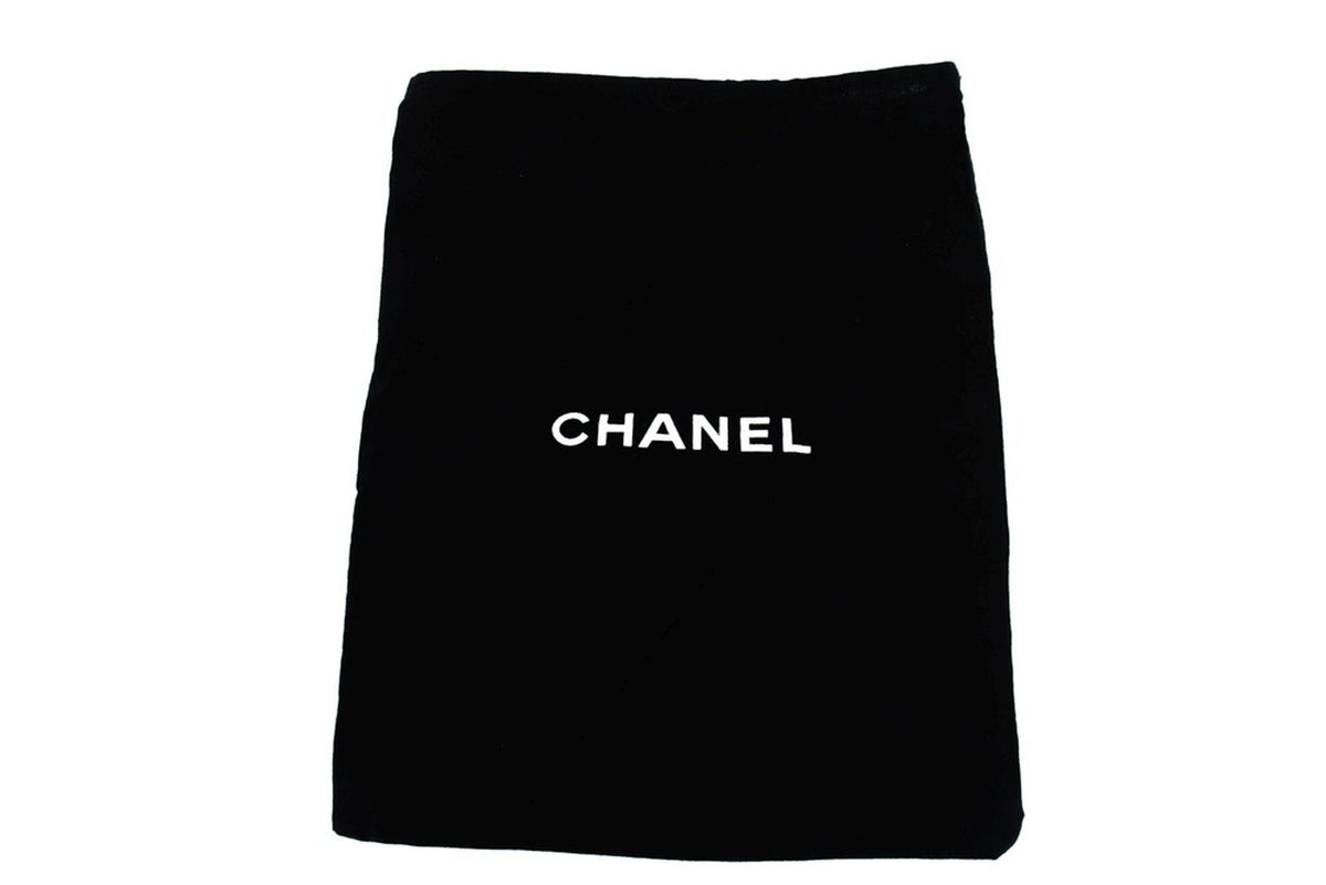 Chanel Round Compartment Clutch With Chain Quilted Lambskin Black Calfskin Clutche & Pouche Bag (Pre-Owned)