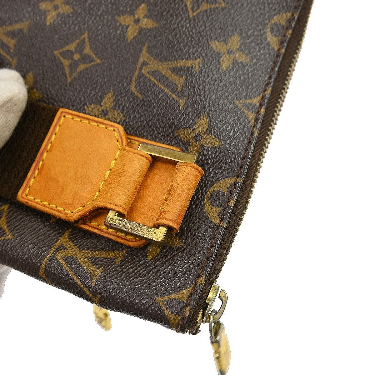 Louis Vuitton Bosphore Pochette Monogram Canvas Brown Canvas Shoulder Bag Bag (Pre-Owned)