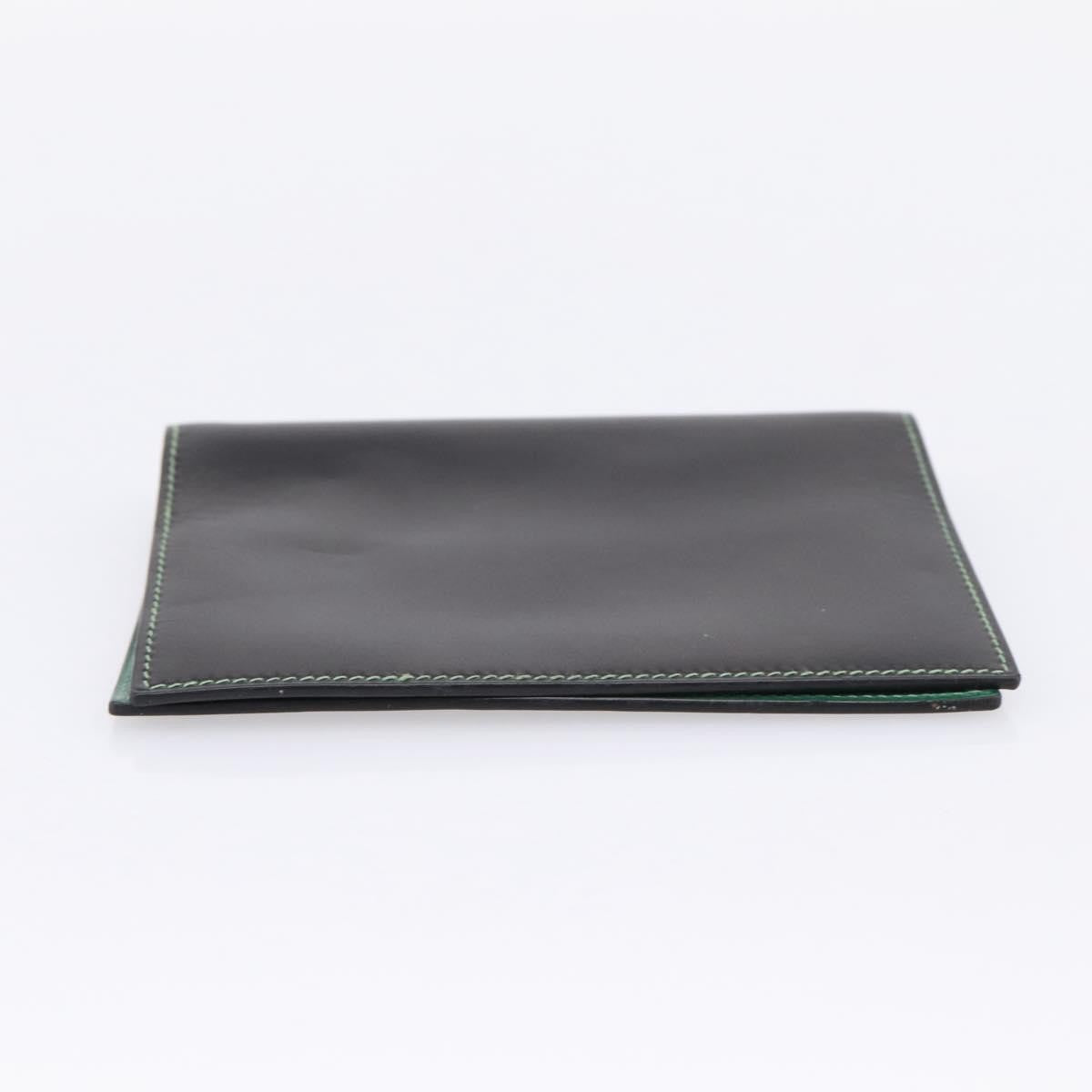 Hermes Simple Agenda Cover Leather Black Leather Briefcase Bag (Pre-Owned)