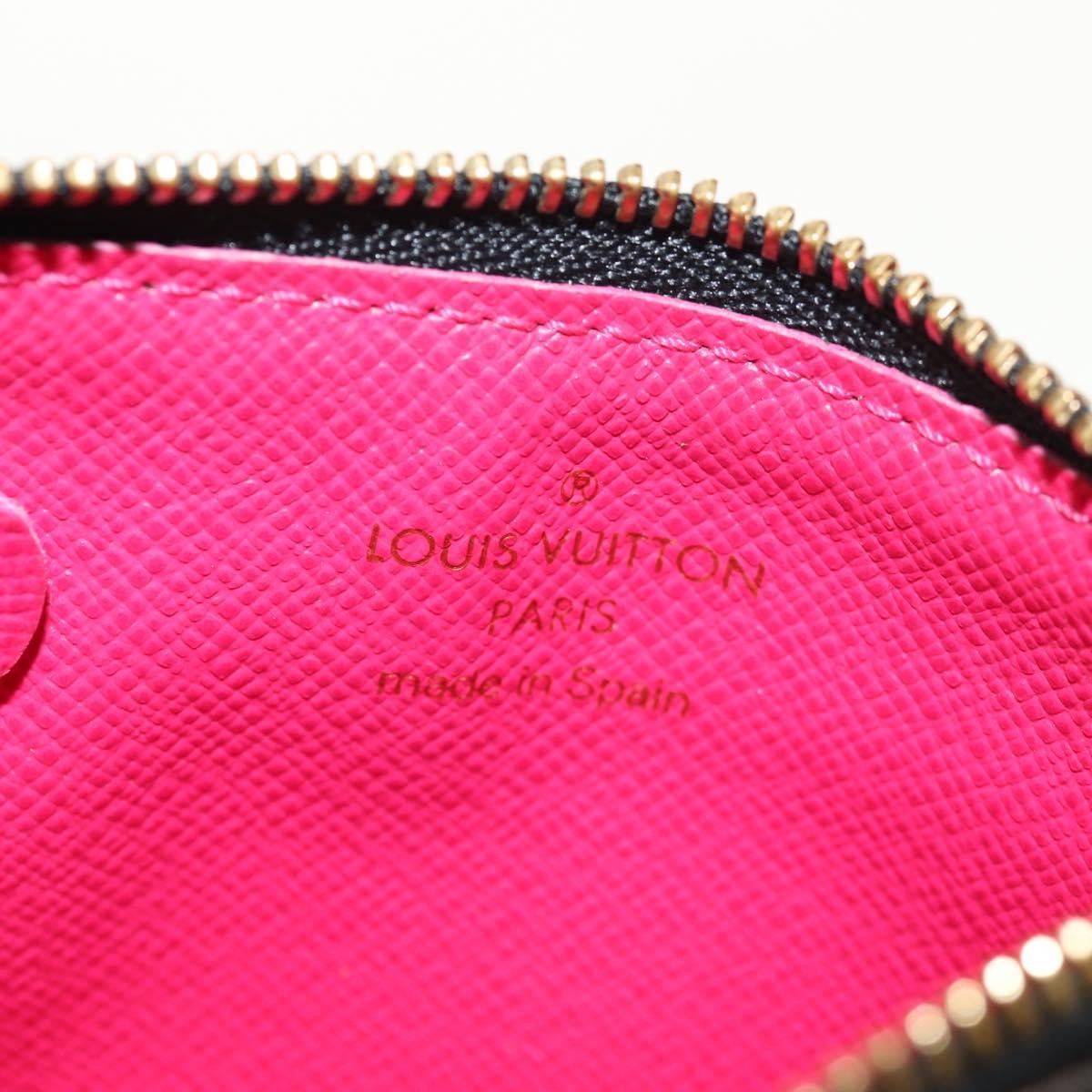 Louis Vuitton Pochette Clés Nm Monogram Multicolor Canvas Black Canvas Wallets Accessory (Pre-Owned)