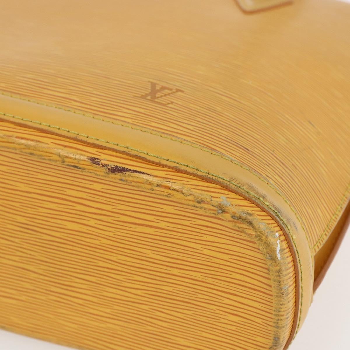 Louis Vuitton Lussac Epi Leather Yellow Leather Handbag (Pre-Owned)