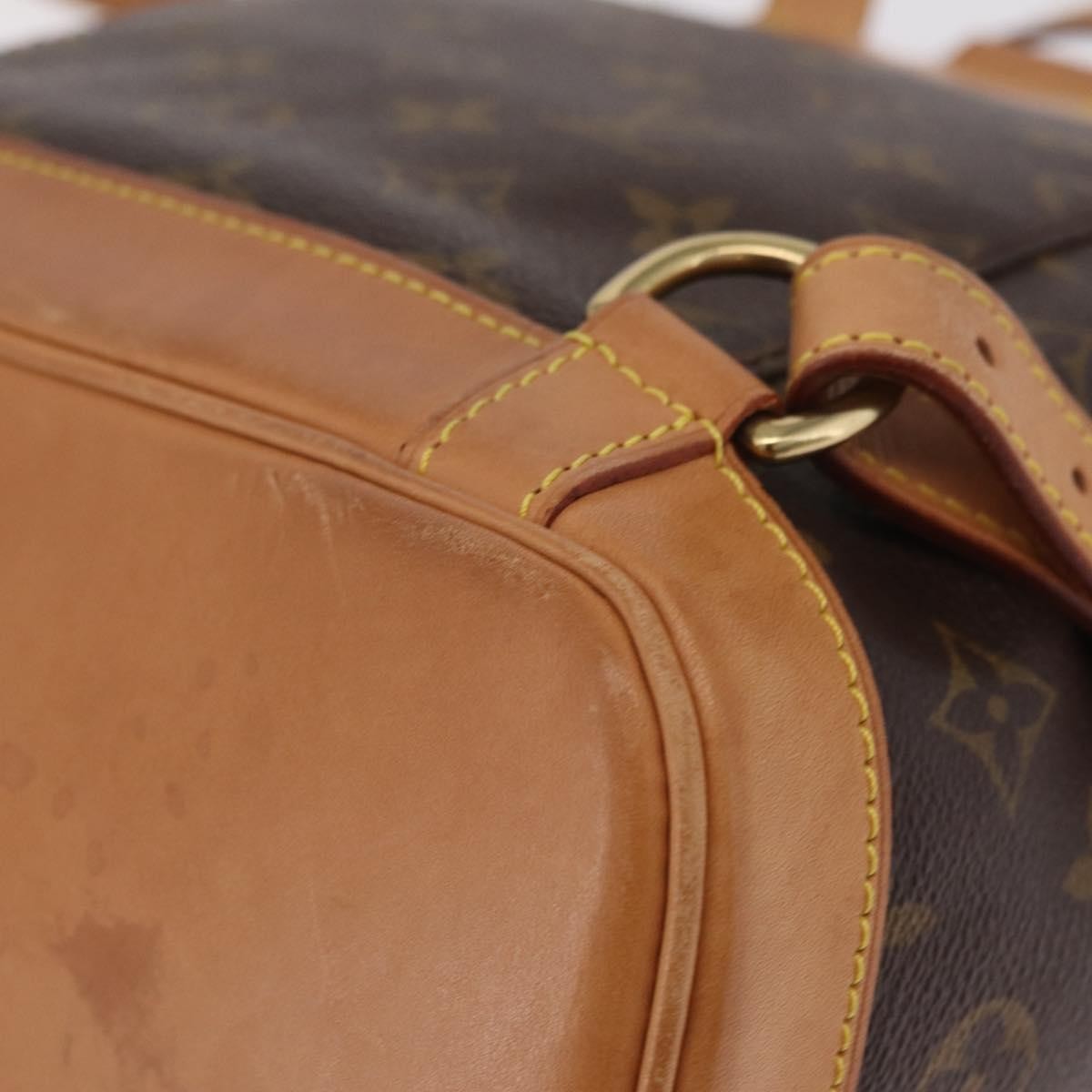 Louis Vuitton Vintage Montsouris Monogram Canvas Brown Canvas Backpack Bag (Pre-Owned)