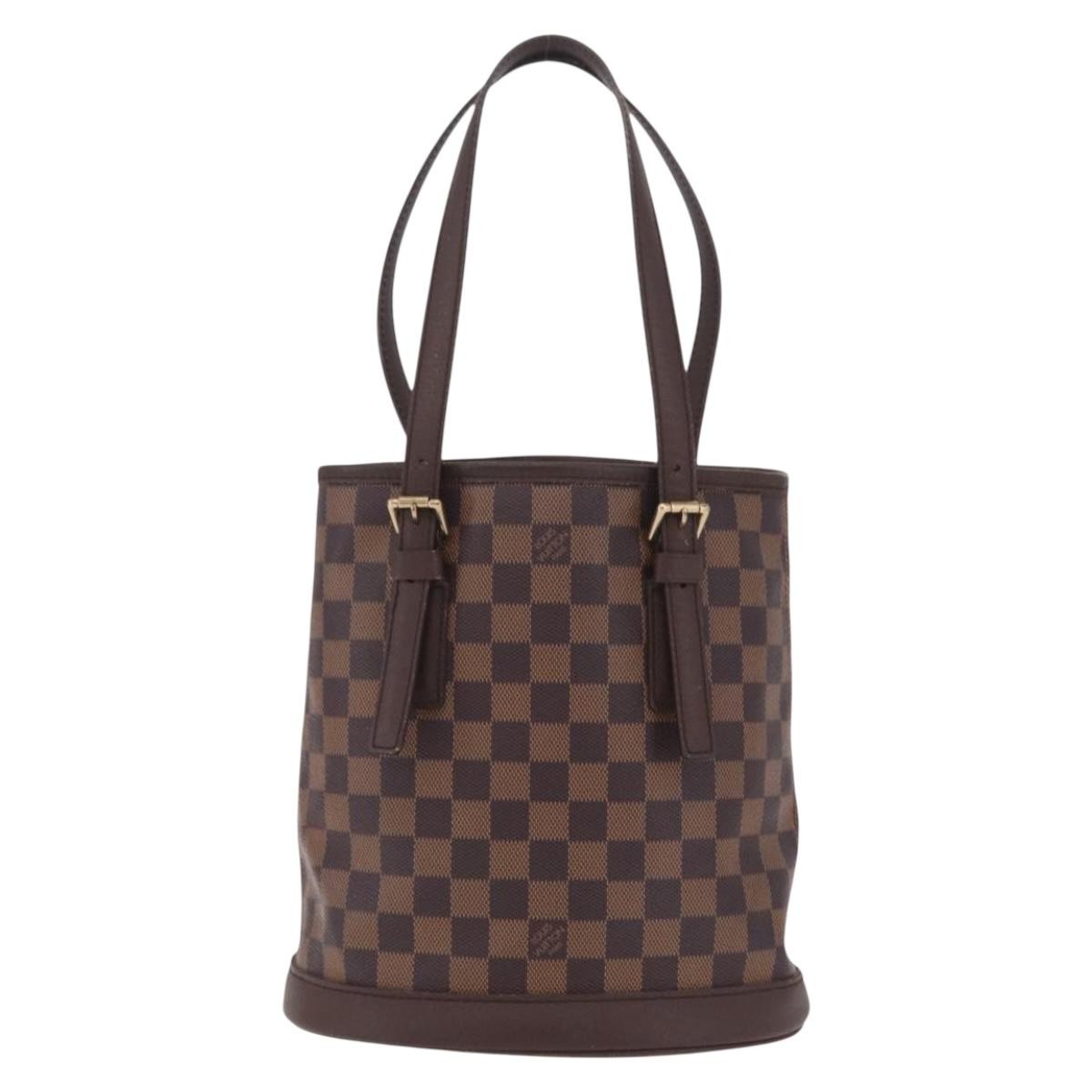 Louis Vuitton Marais Damier Brown Canvas Tote Bag Bag (Pre-Owned)