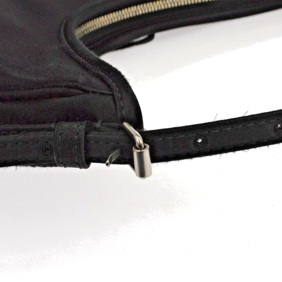 Balenciaga Leopolda Satin Black Satin Shoulder Bag Bag (Pre-Owned)