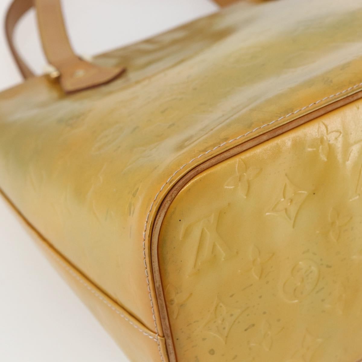 Louis Vuitton Houston Monogram Vernis Beige Patent_Leather Tote Bag Bag (Pre-Owned)
