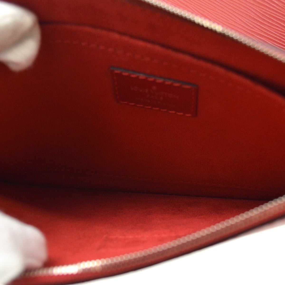 Louis Vuitton Neverfull Tote Epi Leather Red Leather Tote Bag Bag (Pre-Owned)