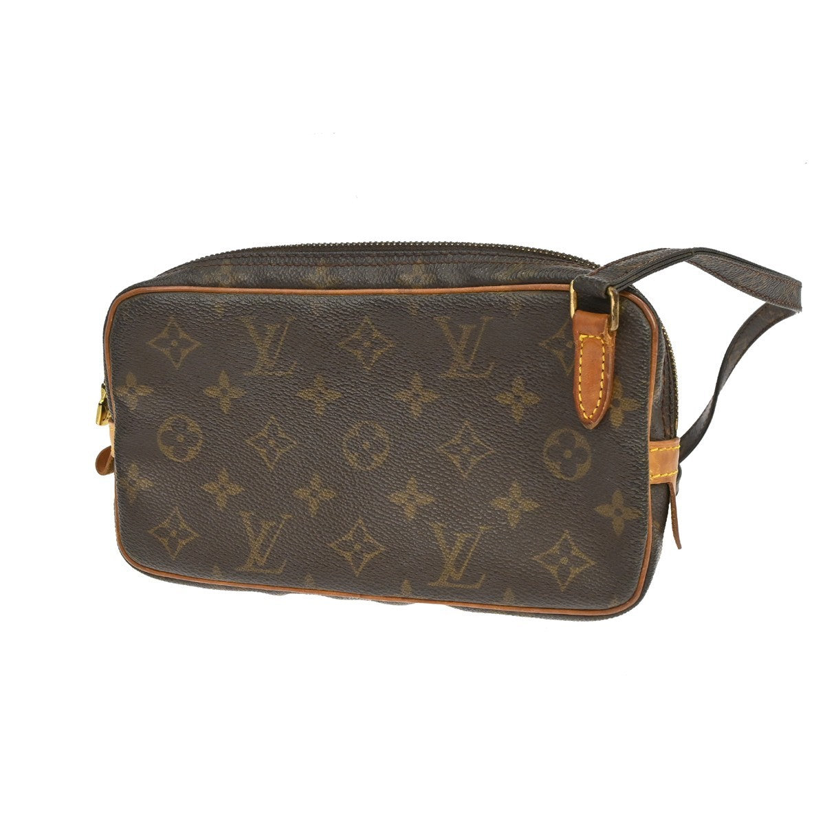Louis Vuitton Pochette Marly Bandouliere Monogram Canvas Brown Canvas Shoulder Bag Bag (Pre-Owned)