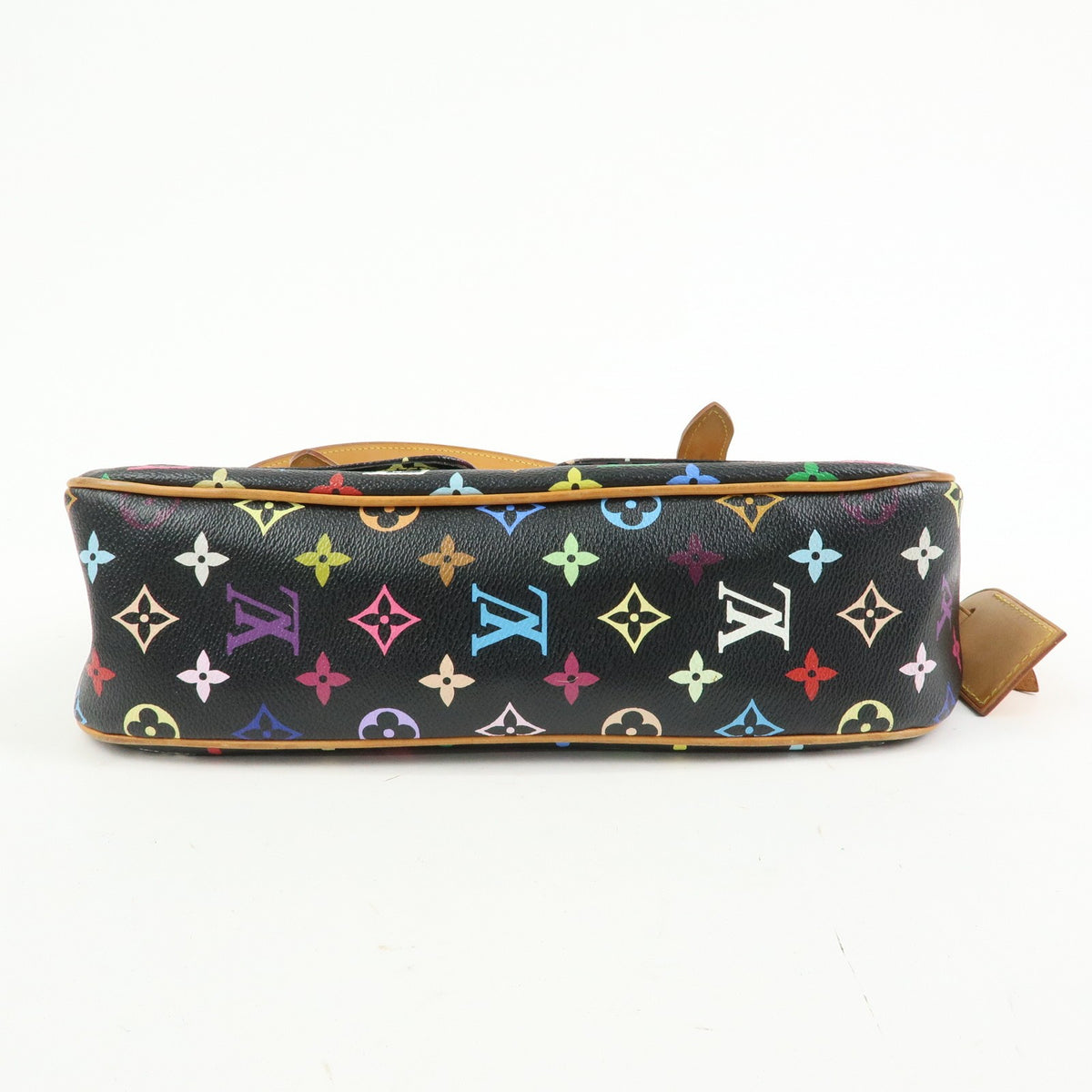 Louis Vuitton Lodge Monogram Multicolor Black Canvas Handbag (Pre-Owned)