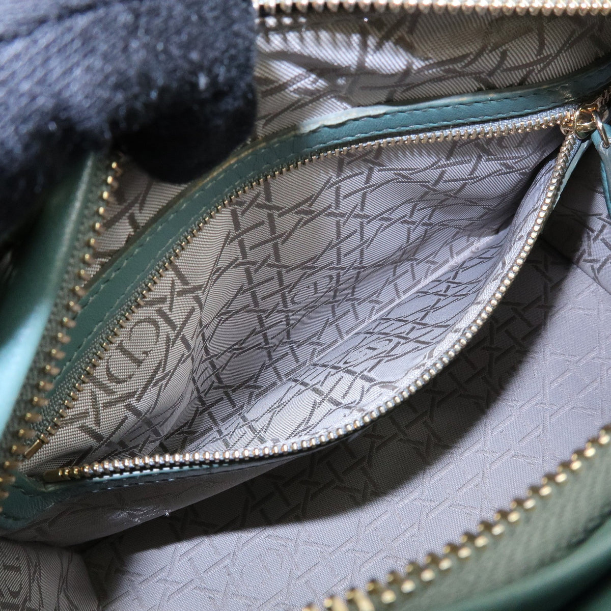 Christian Dior Lady Dior Green Leather Handbag (Pre-Owned)