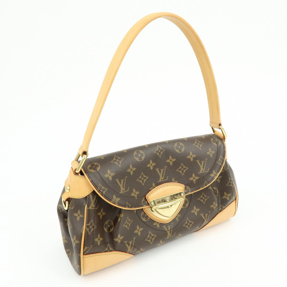 Louis Vuitton Beverly Monogram Canvas Brown Canvas Handbag (Pre-Owned)