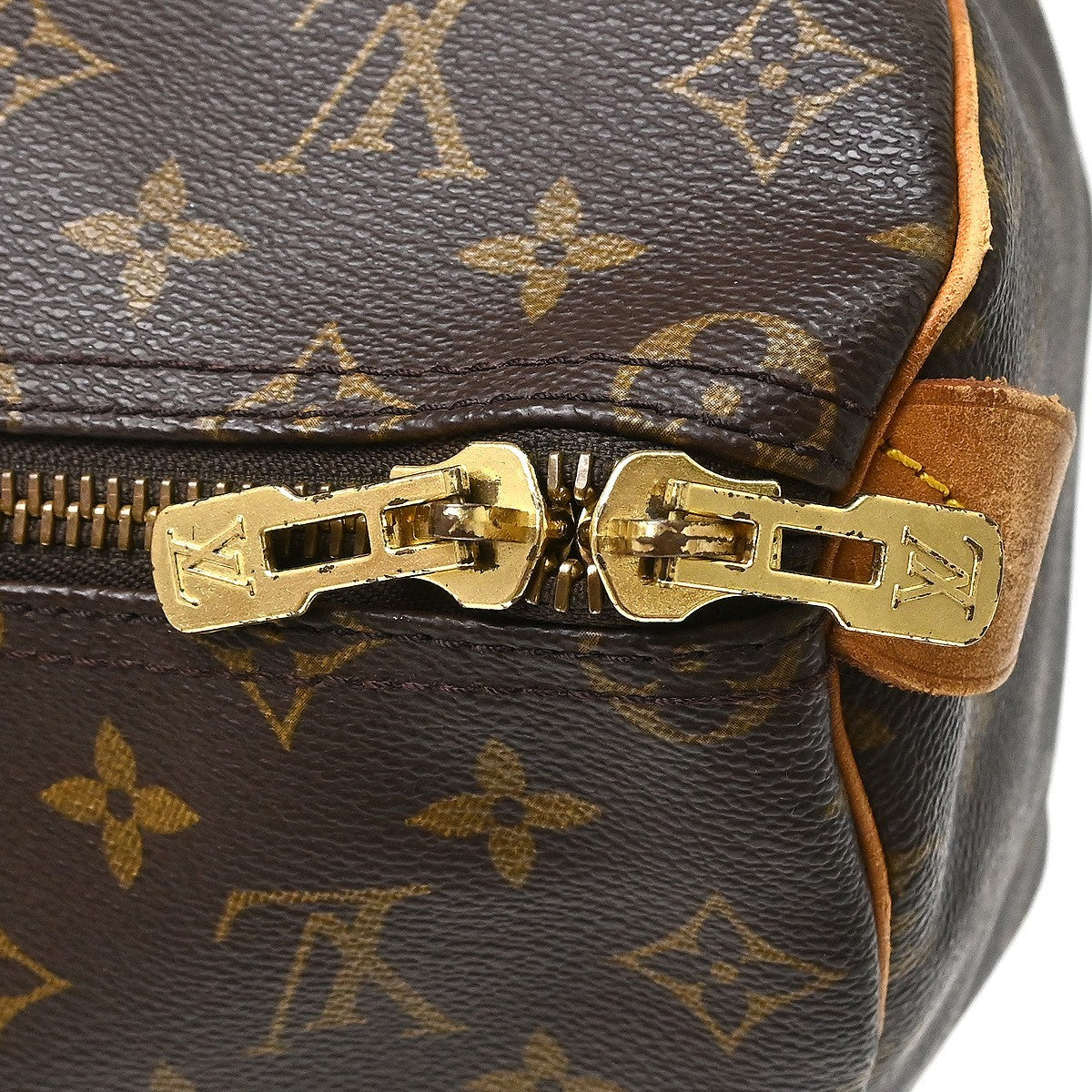 Louis Vuitton Keepall Monogram Brown Canvas Travel Bag Bag (Pre-Owned)