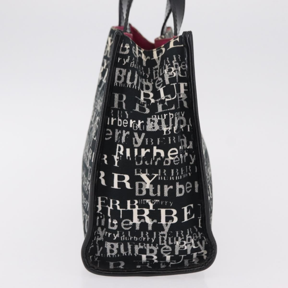 Burberry Logo Trench Nylon Black Canvas Tote Bag Bag (Pre-Owned)