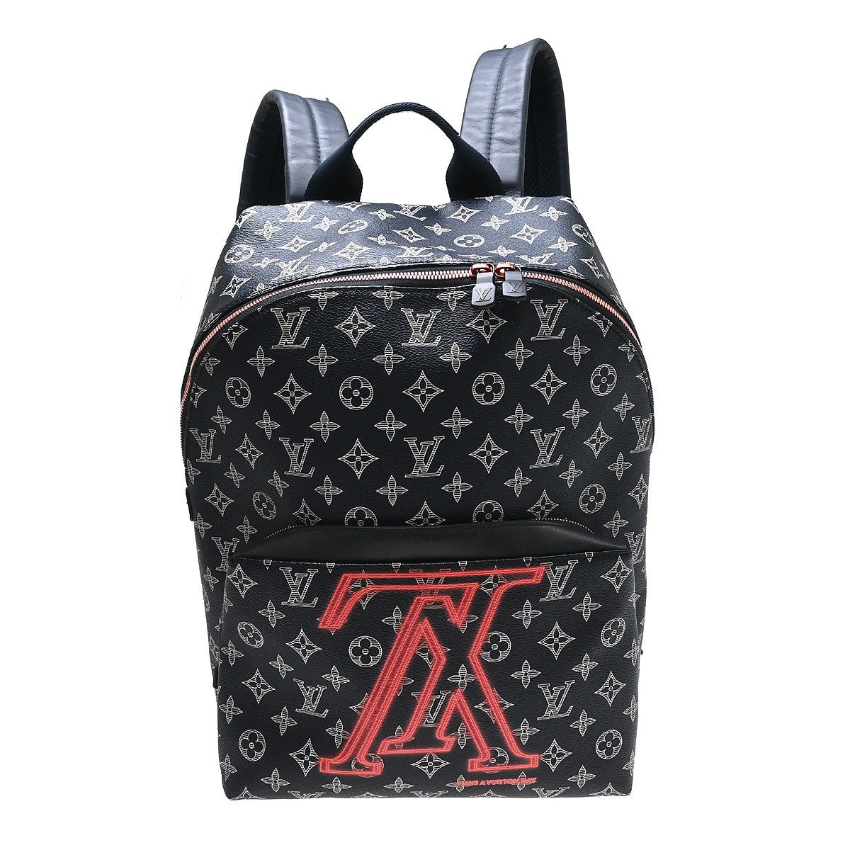 Louis Vuitton Apollo Limited Edition Upside Down Monogram Ink Blue Canvas Backpack Bag (Pre-Owned)