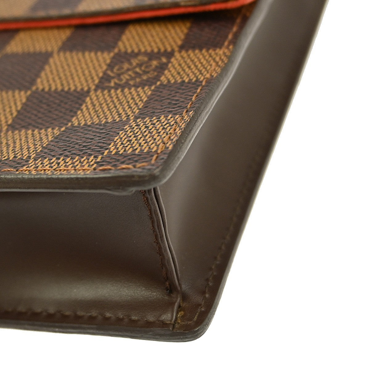 Louis Vuitton Portobello Messenger Damier Ebene Brown Canvas Shoulder Bag Bag (Pre-Owned)