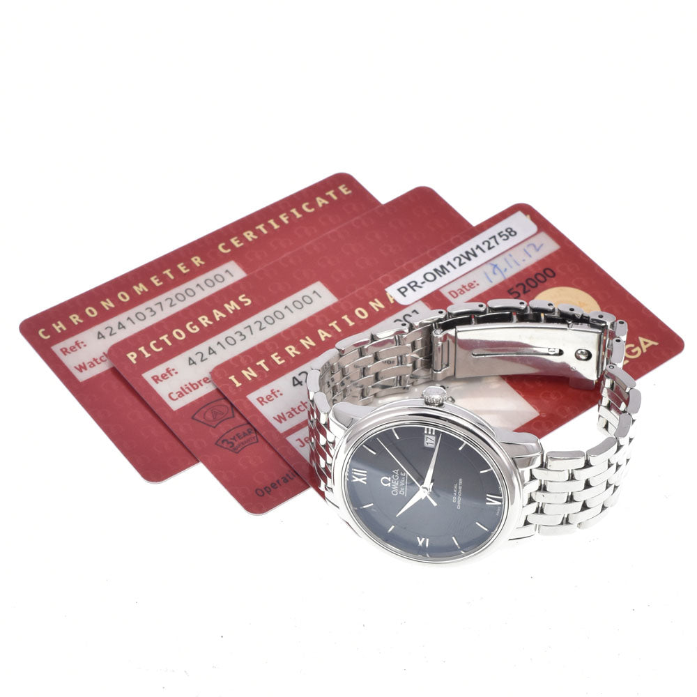 Omega De Ville Prestige Co-Axial Chronometer Automatic Stainless Steel Watch (Pre-Owned)