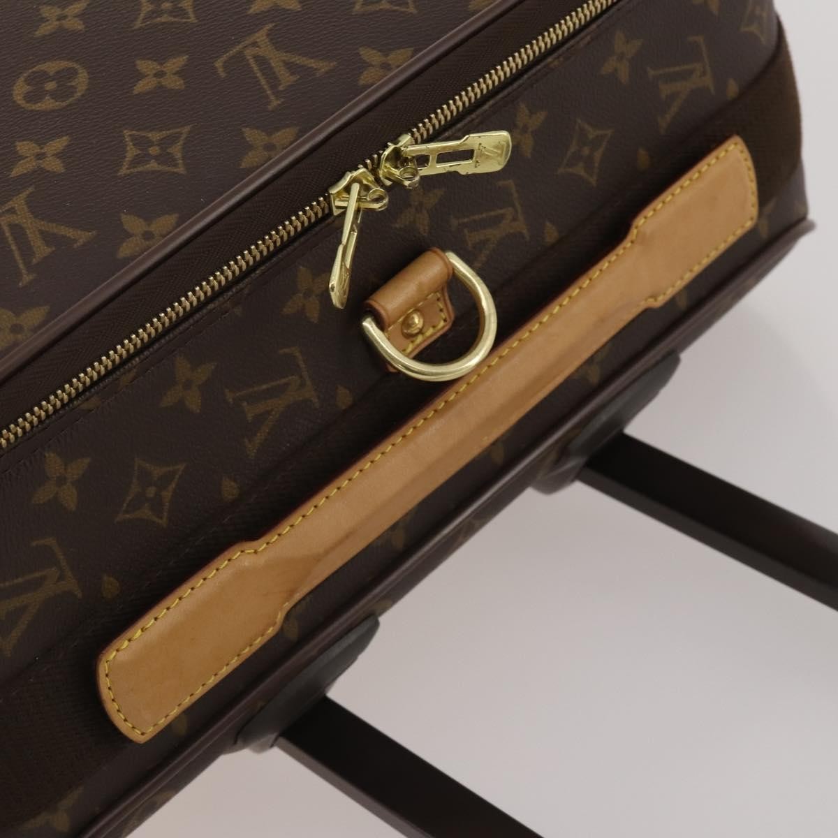 Louis Vuitton Pegase Luggage Monogram Canvas Brown Canvas Travel Bag Bag (Pre-Owned)