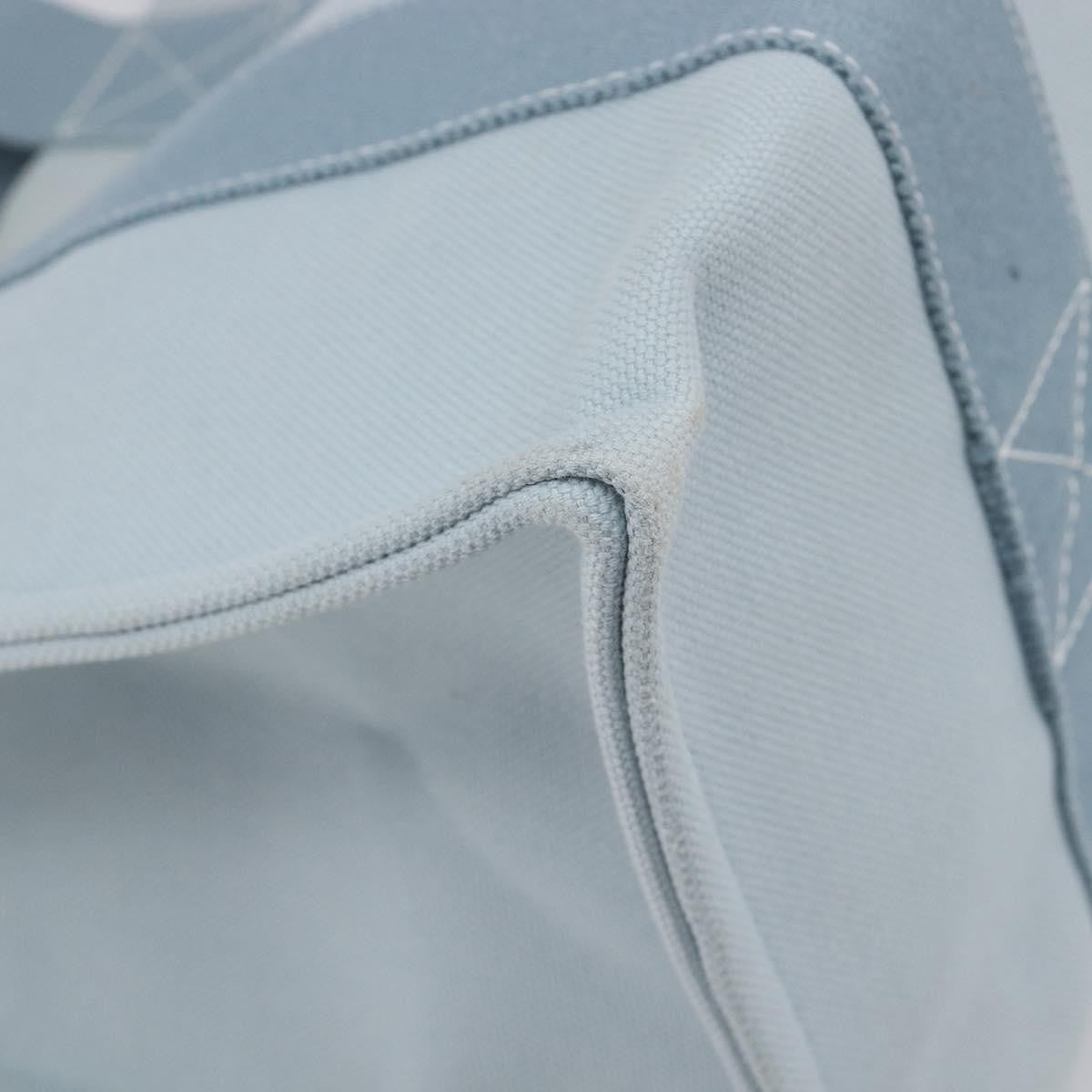 Hermes Bora Bora Toile Blue Canvas Tote Bag Bag (Pre-Owned)