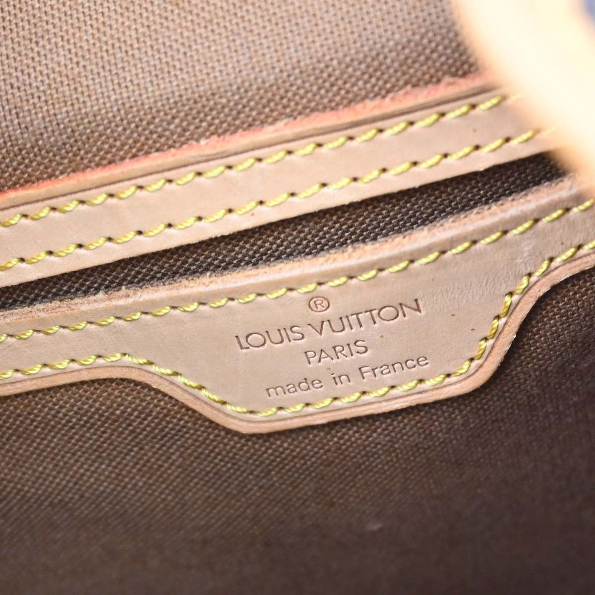 Louis Vuitton Vintage Montsouris Monogram Canvas Brown Canvas Backpack Bag (Pre-Owned)