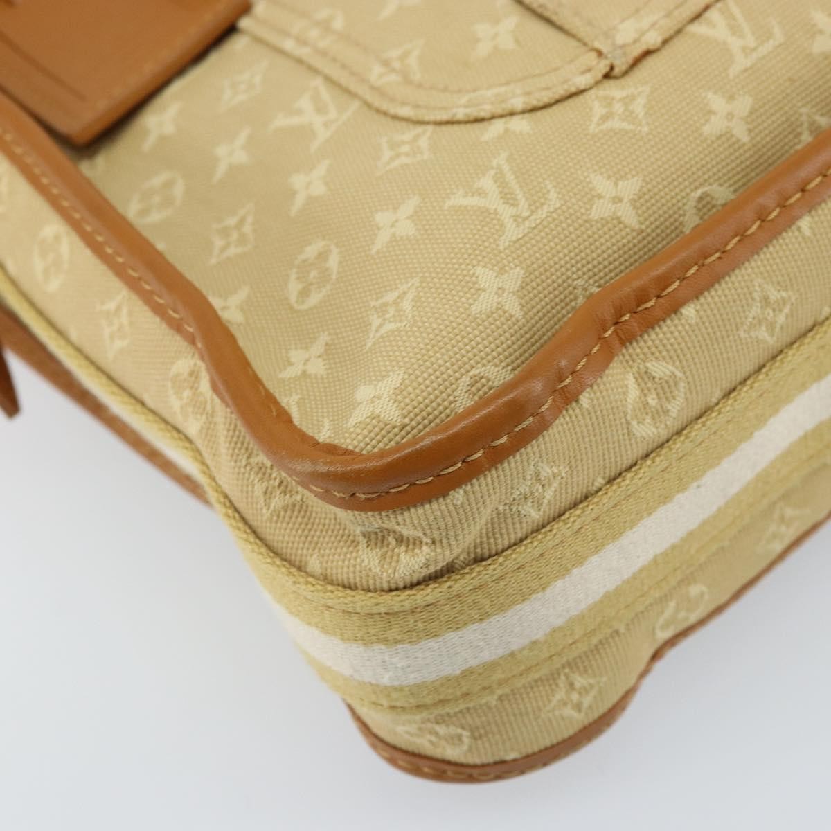 Louis Vuitton Mary Kate Messenger Mini Lin Beige Canvas Shoulder Bag Bag (Pre-Owned)