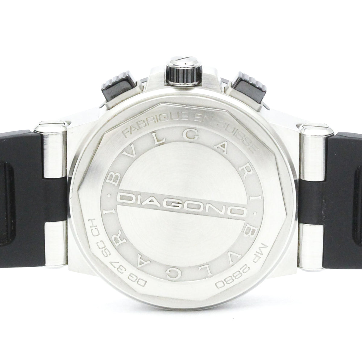 Bvlgari Diagono Chronograph Automatic Ceramic With Stainless Steel And Rubber Watch (Pre-Owned)